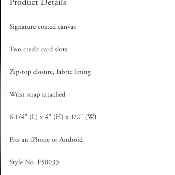 COACH CORNER ZIP WRISTLET IN SIGNATURE CANVAS - Picture 3 of 3